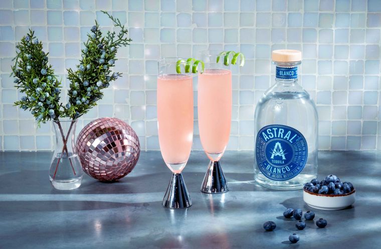 Blueberry Sparkler by Astral Tequla