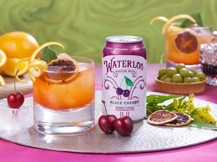 Refined Manhattan by Waterloo Sparkling Water