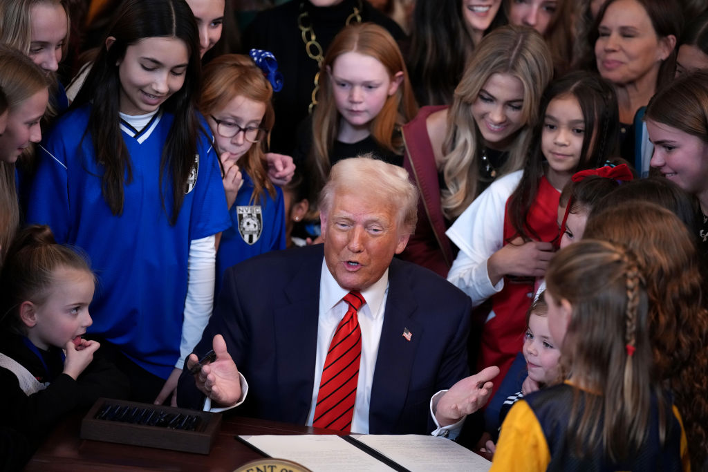 President Trump Signs No Men In Women's Sports Executive Order