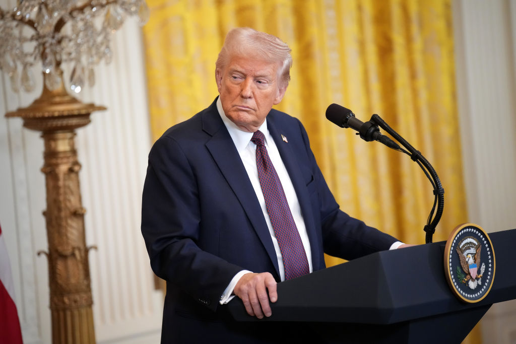 UK Prime Minister Meets With President Trump In Washington