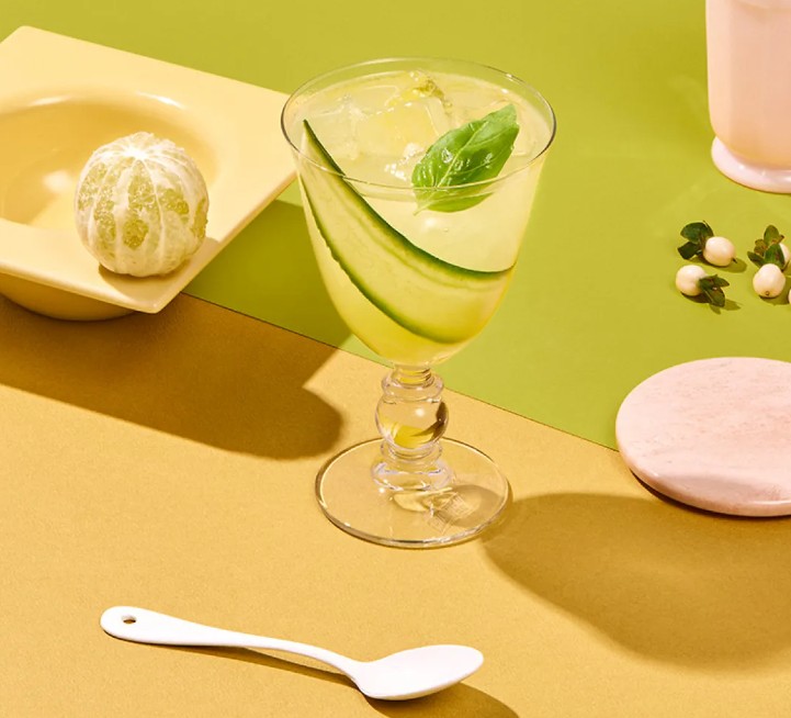 Fizz Cucumber and Basil (Cointreau)