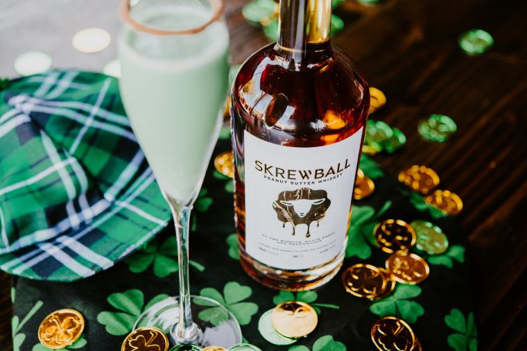 Shamrock & Roll Cocktail (Skrewball)