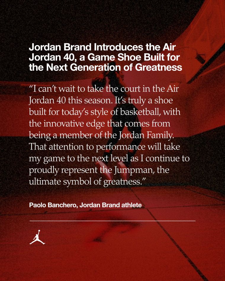 Nike Introduces Air Jordan 40