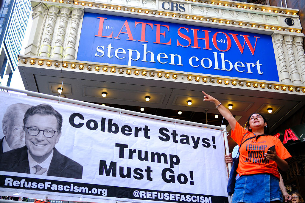 US-POLITICS-PROTEST-COLBERT
