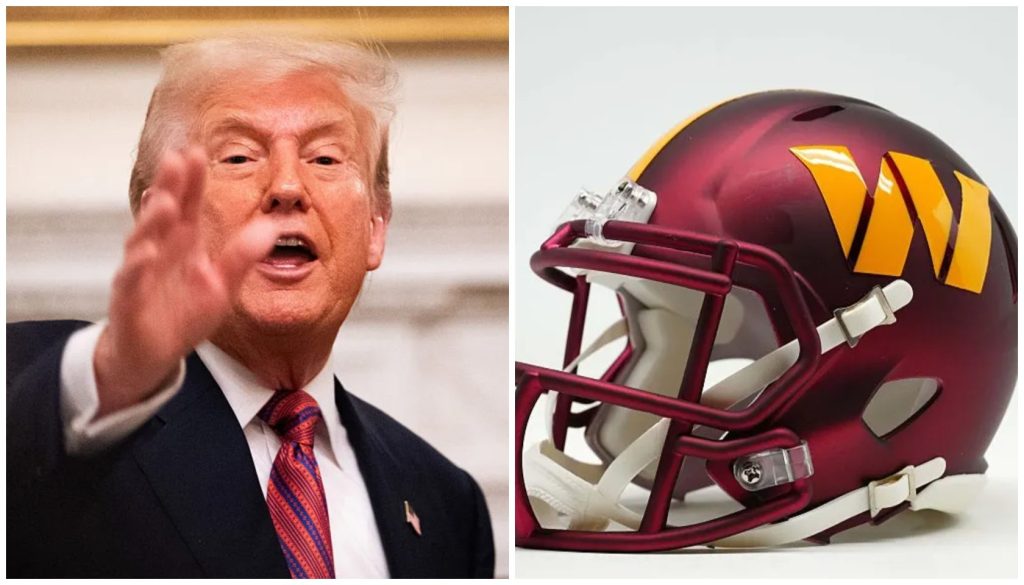 Trump Threatens Commanders’ $4 Billion Stadium Over Old Racist Name, Social Media Can’t Be Distracted From Epstein Files
