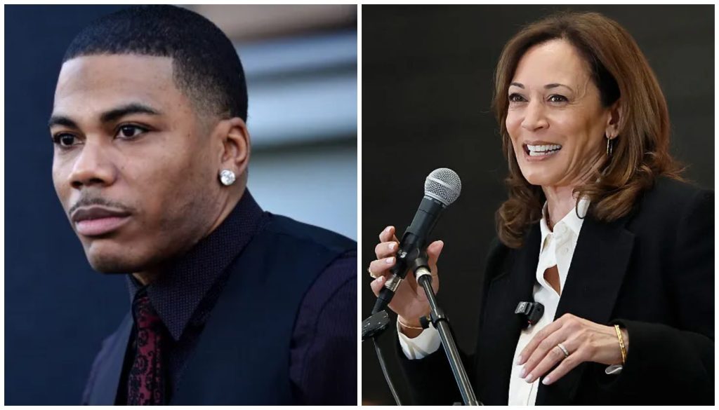 Nelly Slams Kamala Harris For Imprisoning Black Men & Having A White Husband, Social Media Reacts