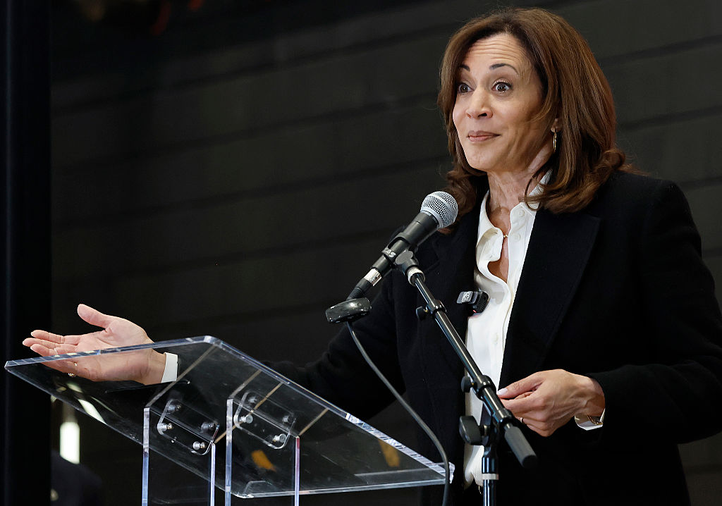 Former Vice President Kamala Harris Attends The State Of The People Power Tour In Los Angeles