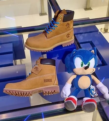 Timberland X 'Sonic the Hedgehog' Collaboration Boots