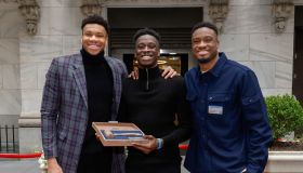 NBA Star Giannis Antetokounmpo Rings Closing Bell