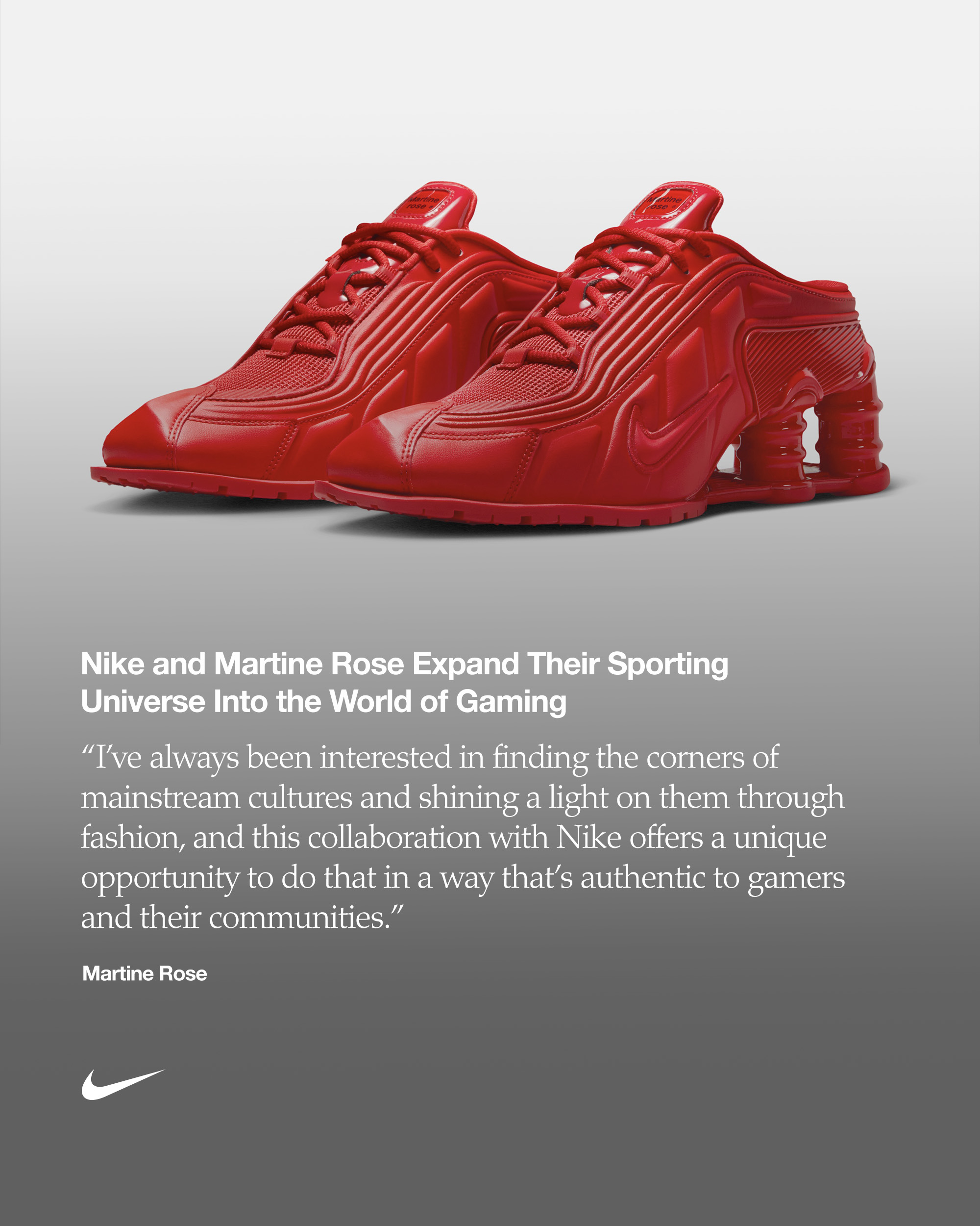 Nike x Martine Rose Sport collection 2025