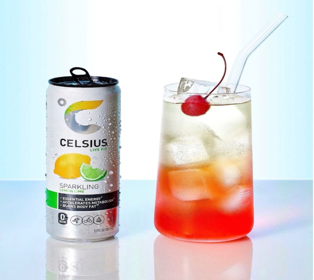 CELSIUS Shirley Temple Mocktail