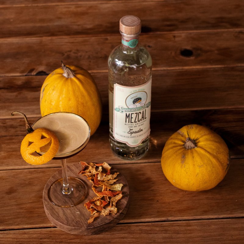 Chocolate-Espresso Mezcal Martini