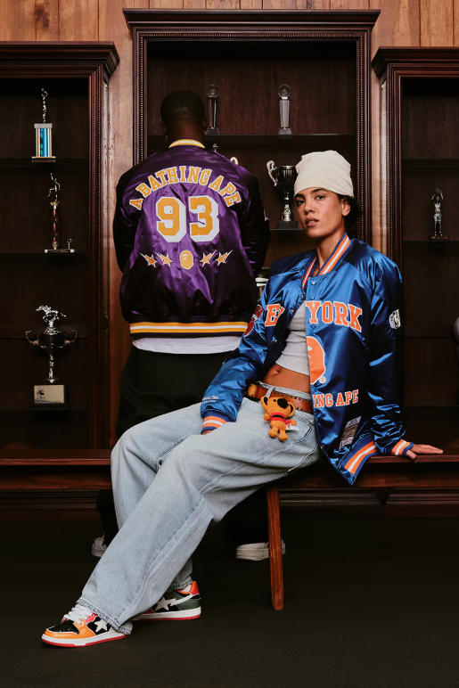 BAPE® x Mitchell & Ness x NBA 2025 collection