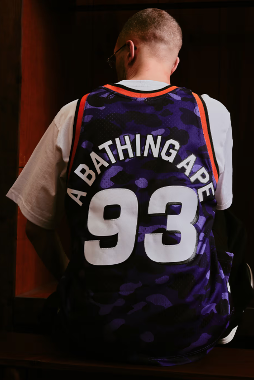 BAPE Teams Up With Mitchell & Ness For An NBA Collection