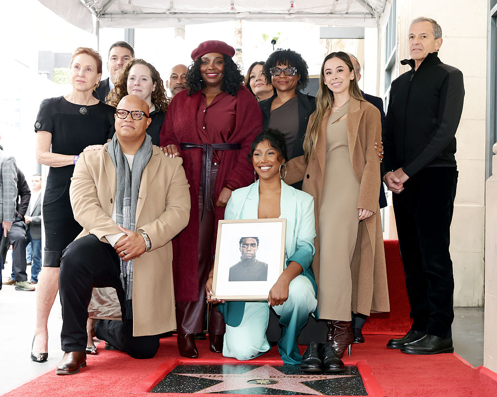 Actor Chadwick Boseman Honored With A Posthumous Star On The Hollywood Walk Of Fame