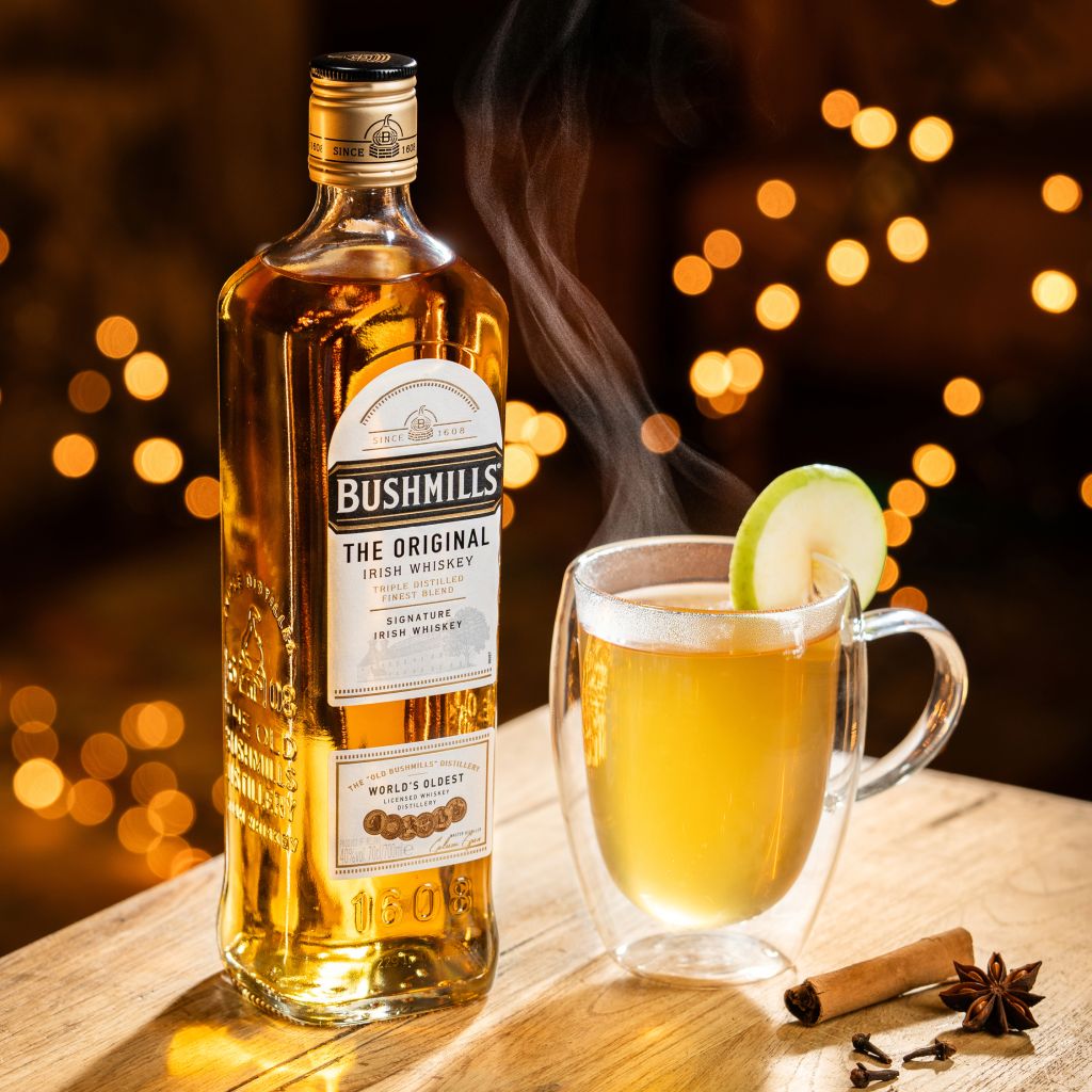Apple Cider Hot Toddy (Bushmills)