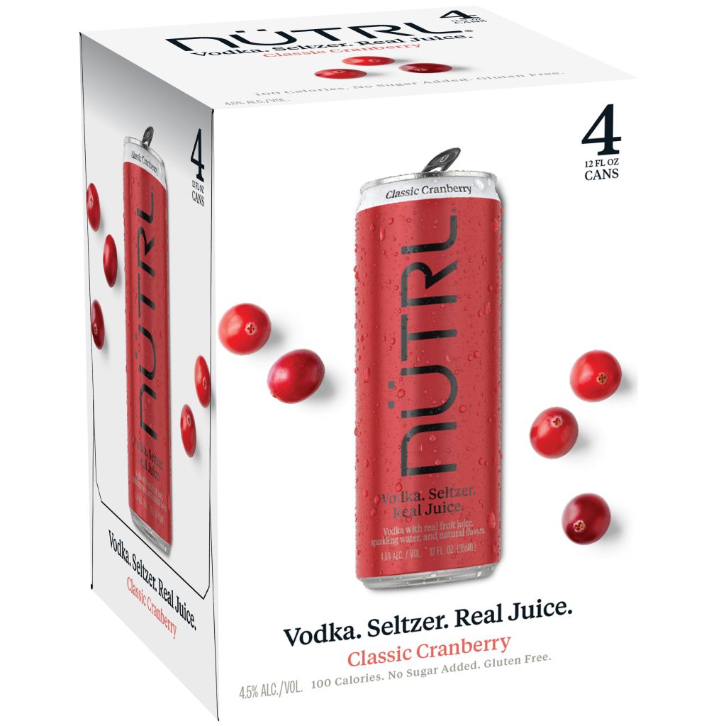 NÜTRL Vodka Seltzer Cranberry
