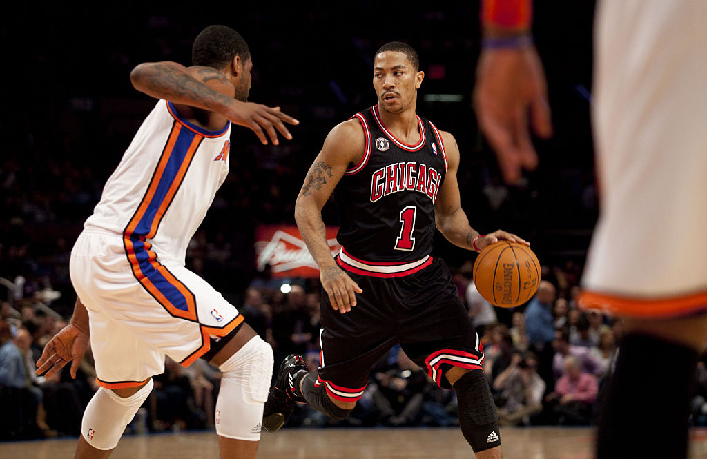 American basketball player Derrick Rose - Archive