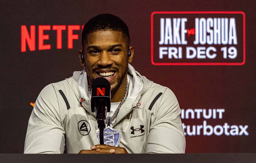 Anthony Joshua v Jake Paul - Press Conference - Fillmore Miami Beach