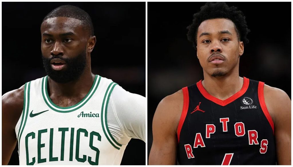 Jaylen Brown Awkwardly Apologizes For Saying Scottie Barnes Has “Extra Chromosome Strength”