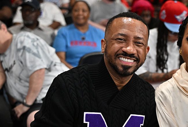 Celebrities Attend Los Angeles Sparks v Atlanta Dream