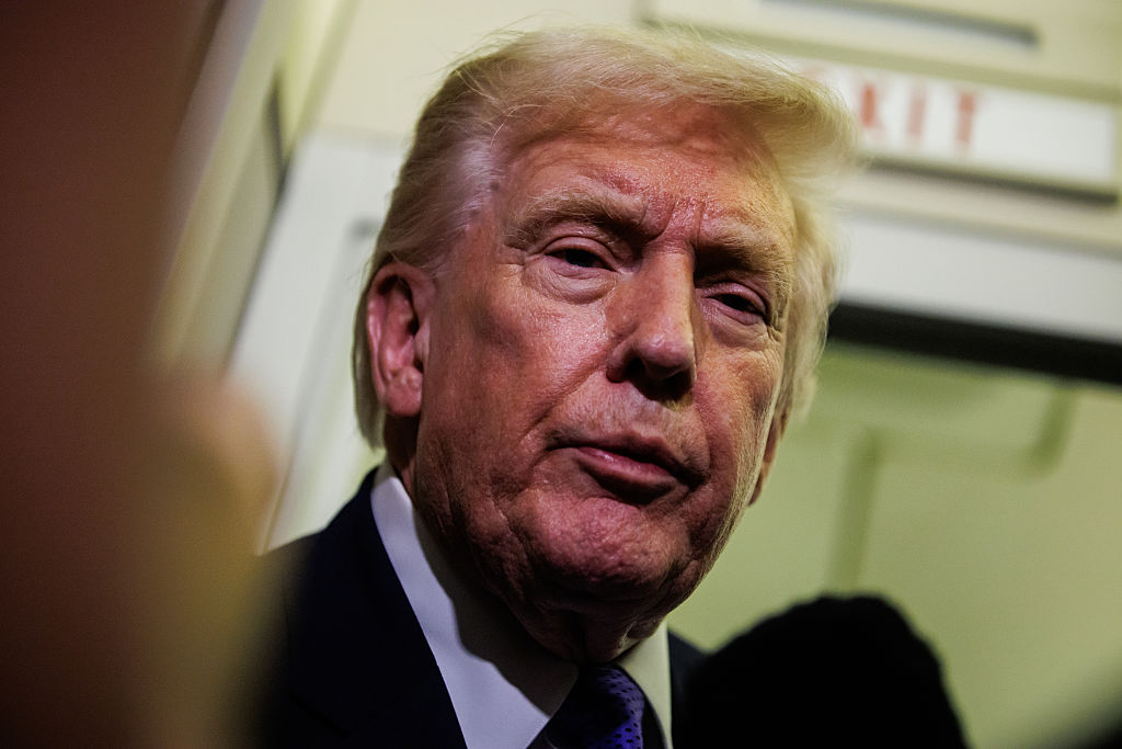 President Trump Spends Weekend At His Mar-a-Lago Resort In Florida