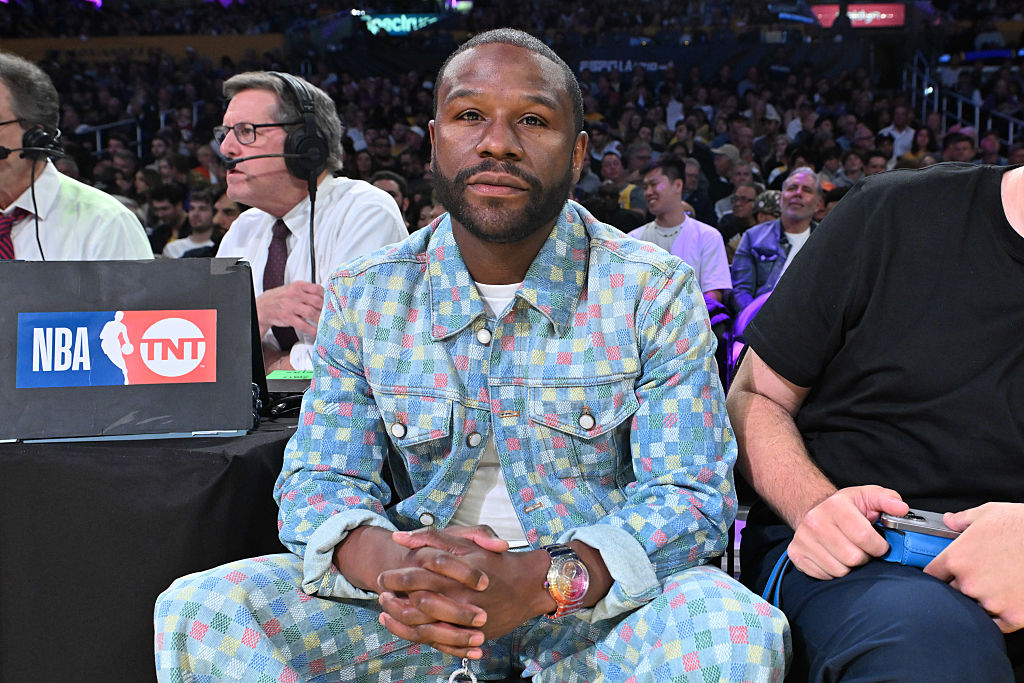 Celebrities At The Los Angeles Lakers Game
