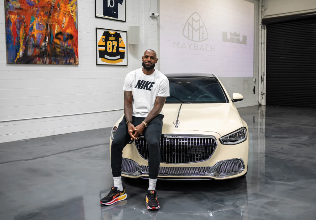 LeBron James Mercedes-Maybach S 680