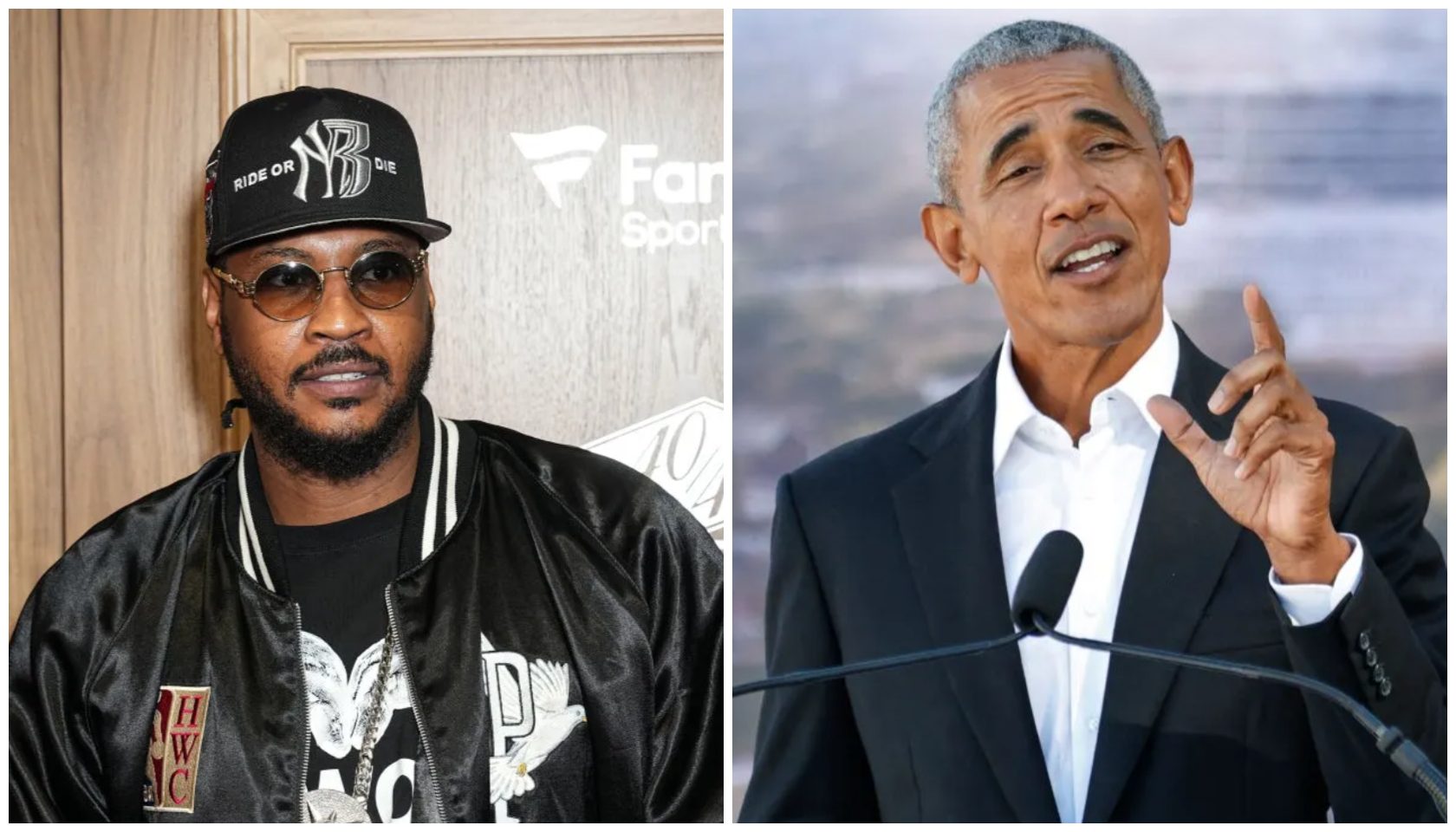 Carmelo Anthony On Playing Ball With Obama: “You Can’t Foul Him… Snipers And Sh-t In There”