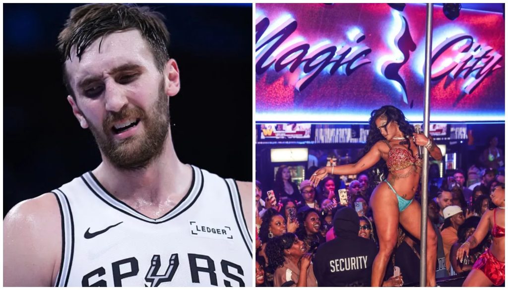Spurs' Luke Kornet Asks Hawks To Cancel "Magic City Night" & Gets Roasted Instead