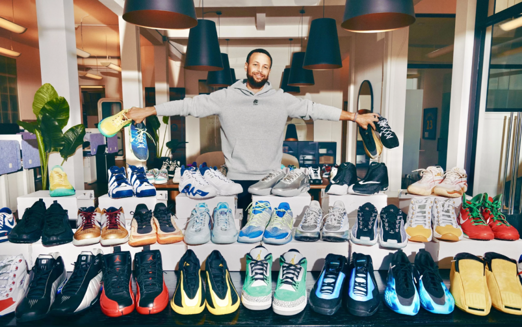 aSotheby's Stephen Curry Collection "My Sneaker Free Agency"