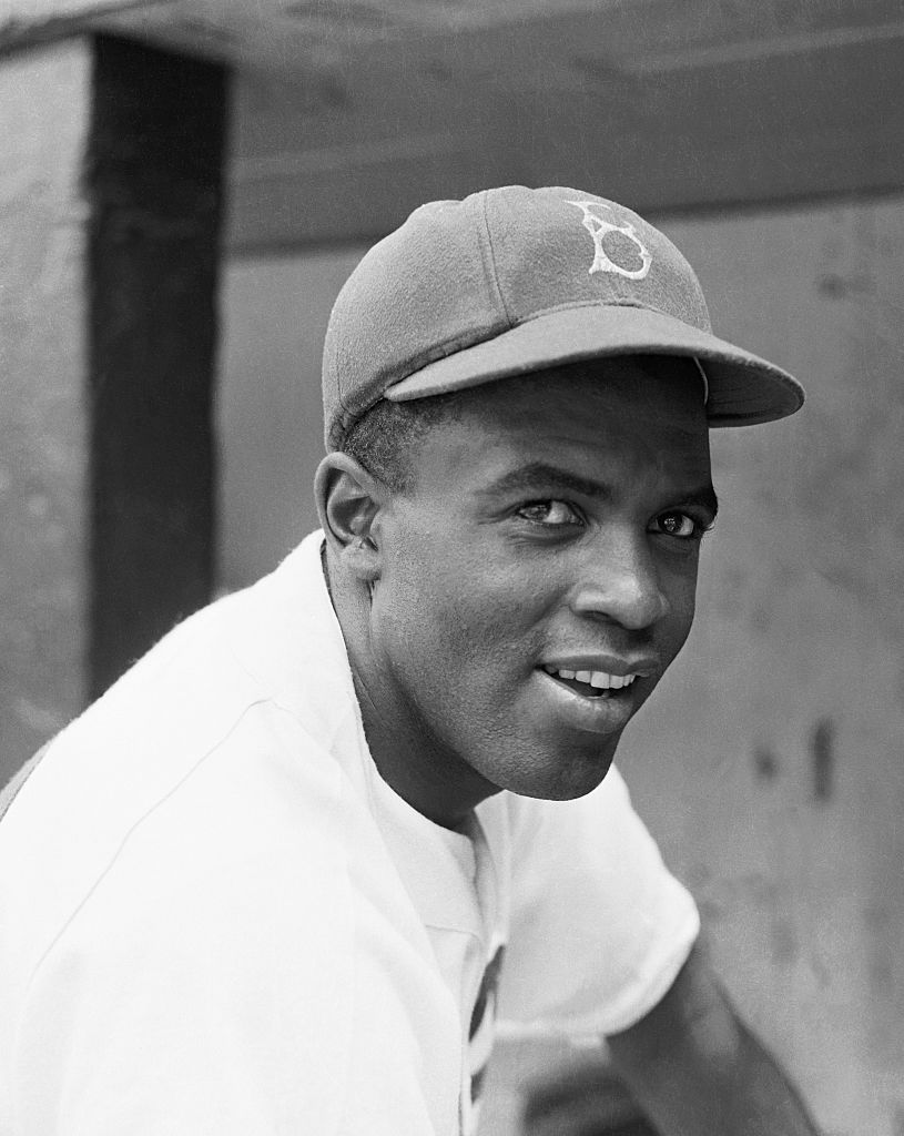 Jackie Robinson Smiling