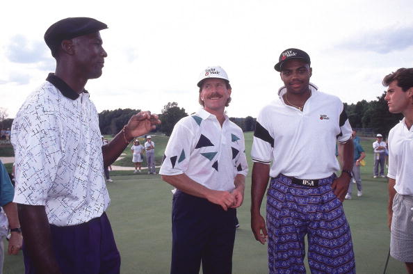 Mike Schmidt, Michael Jordan, and Charles Barkley, 1991 Skins Game