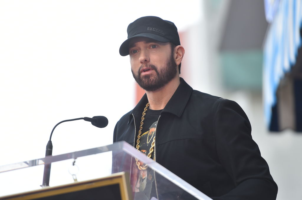 Eminem Celebrates 18 Years of Sobriety By Showing Off New Chip