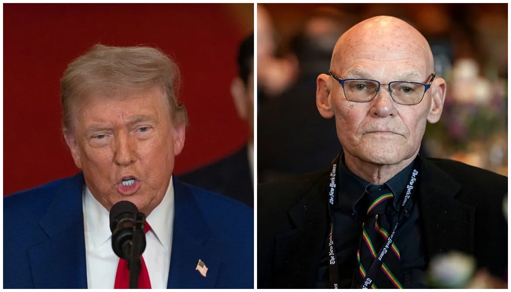 Trump Calls James Carville A “Wacko” In Tirade Over Court Expansion Push