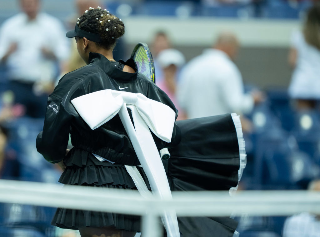 naomi osaka best on court outfits, 2024 US Open - Day 7