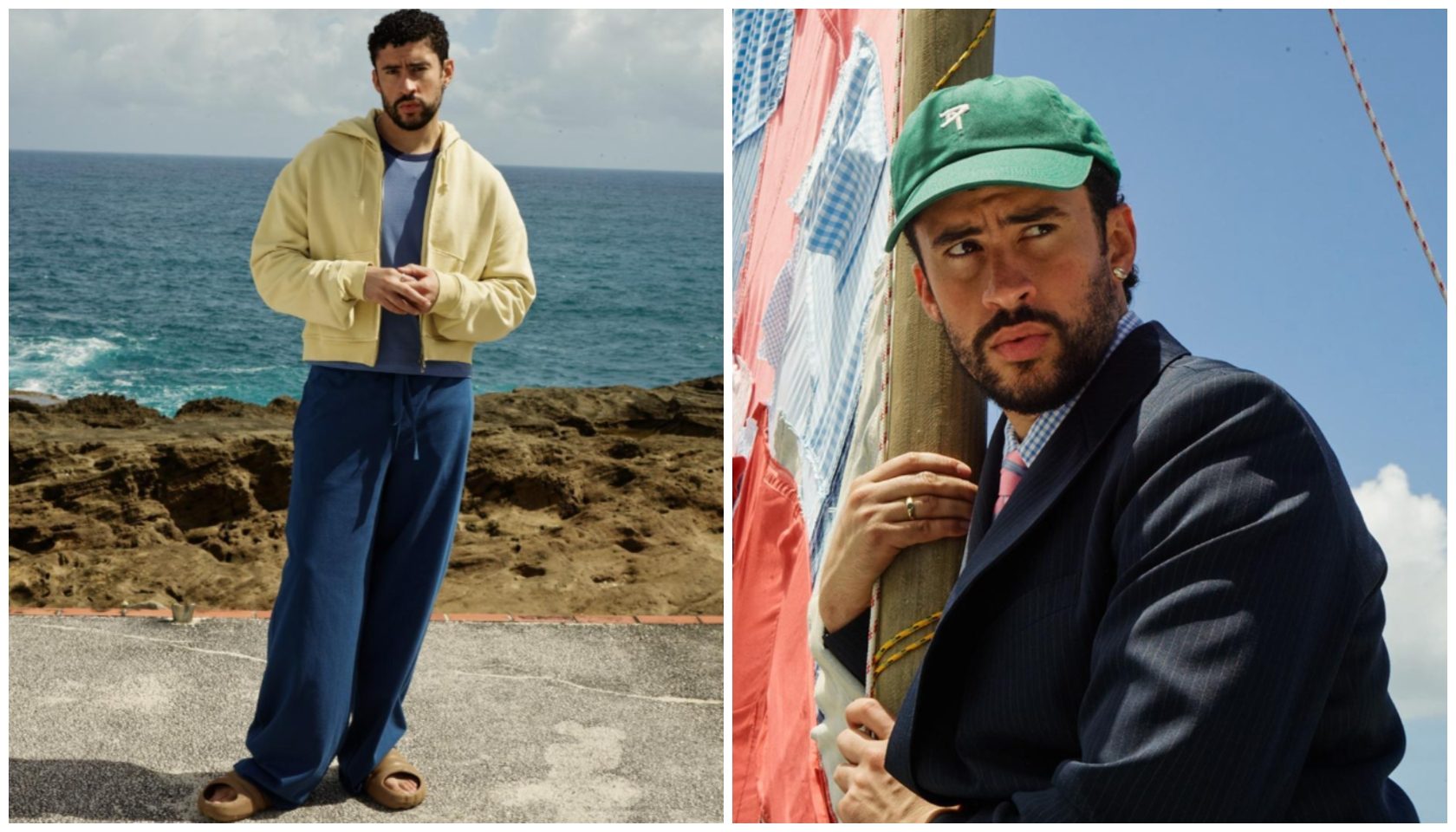 Dive Into Bad Bunny’s Massive 150-Piece Zara Collection To Upgrade Your Summer Fits