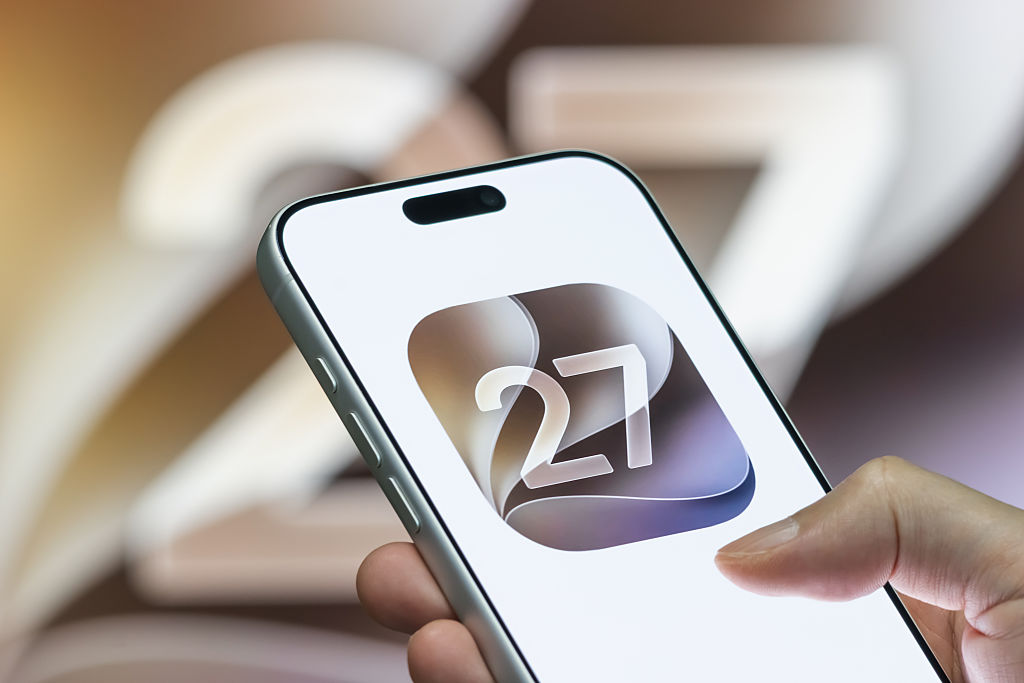 Apple iOS 27 Logo Displayed on Smartphone Following WWDC 2026 Announcement