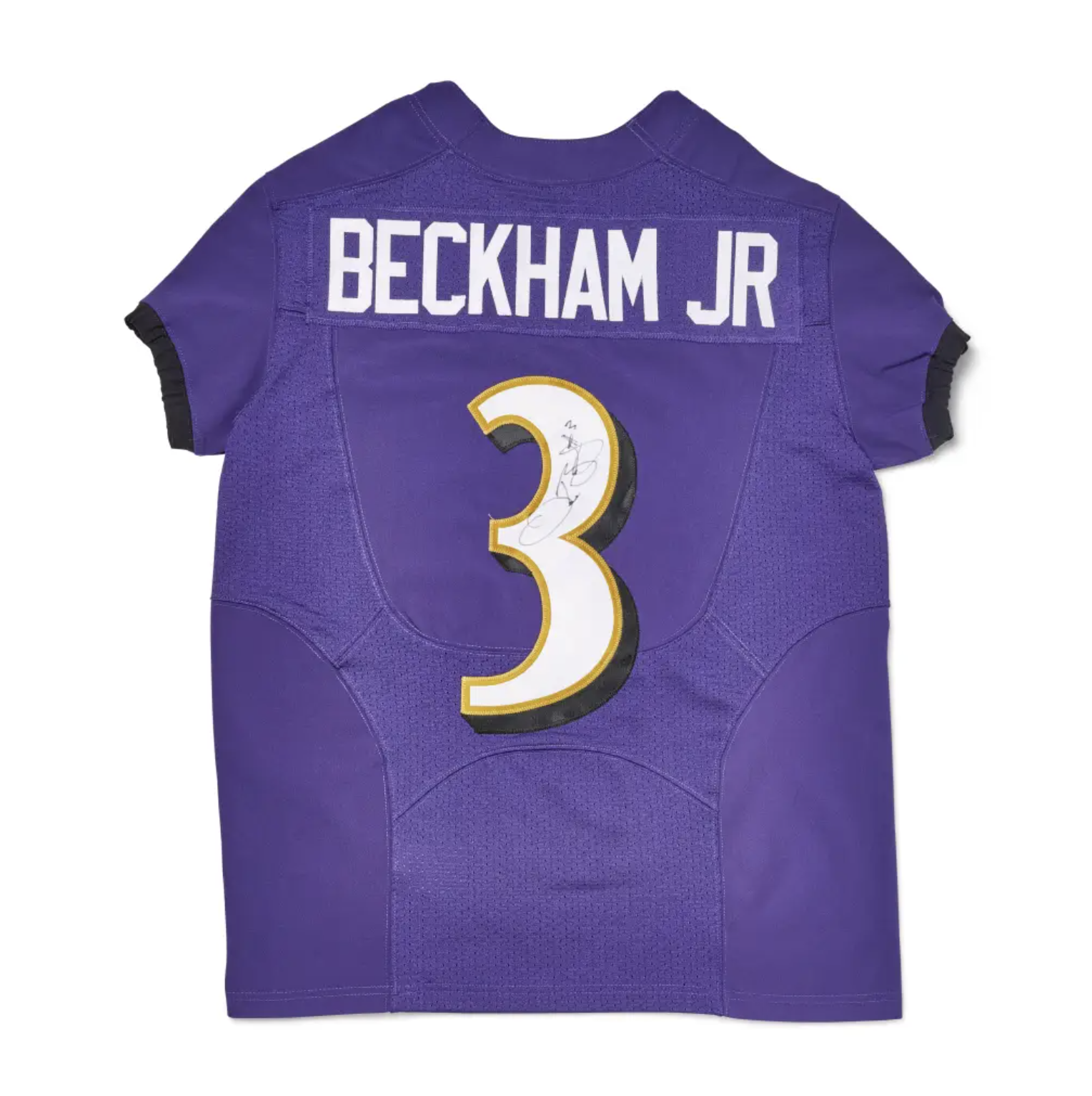 Purple jersey with "BECKHAM JR" and number 3 in yellow.