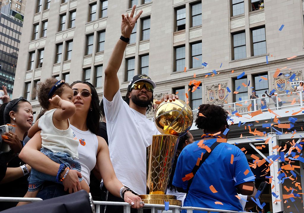 New York Knicks Ticker-Tape Victory Parade in New York City