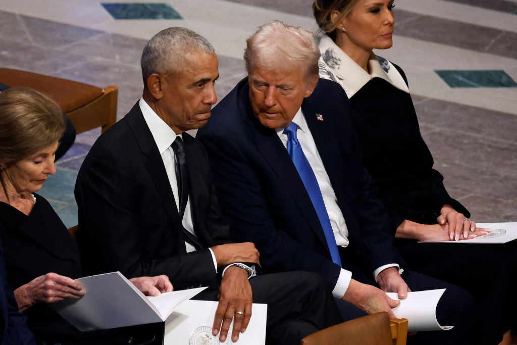 Donald Trump Clowned After Comparing Throwback Photo To Barack Obama’s Iconic Pic