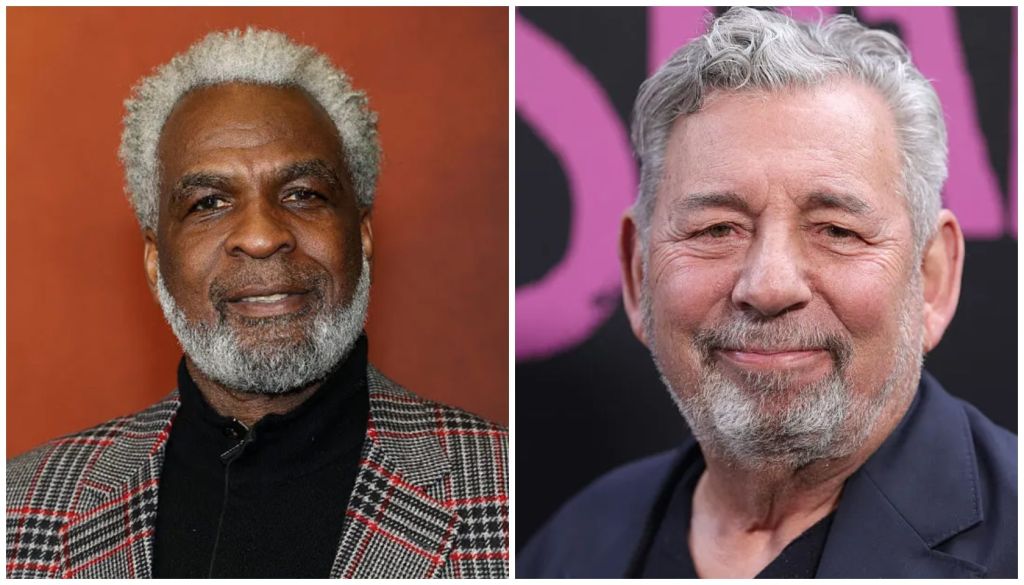 (l - r) Charles Oakley, James Dolan