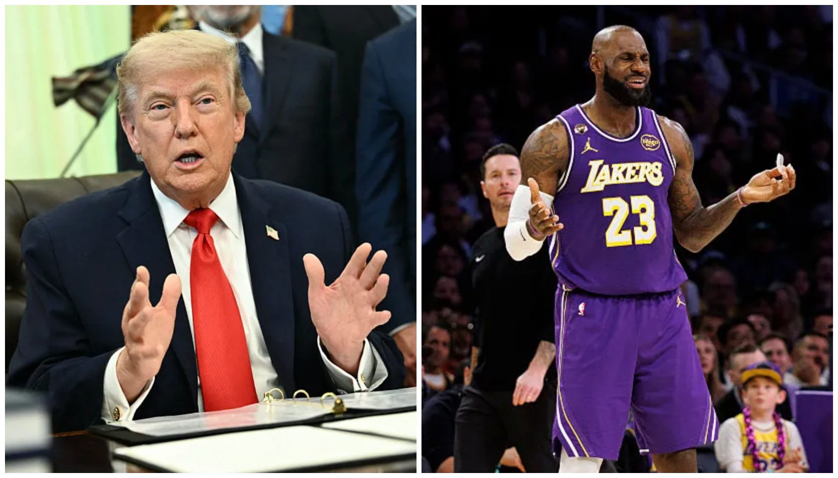 President Trump Suggests LeBron James Is “A Racist” Amid Michael Jordan Debate, NBA Fans Attack