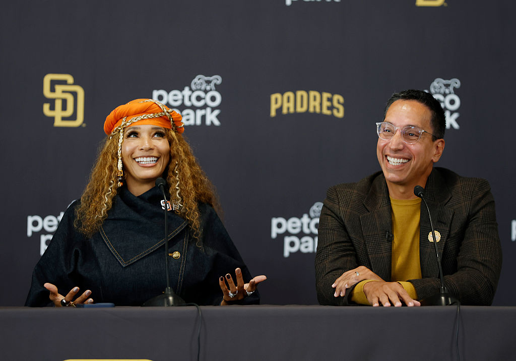 San Diego Padres Owners José E. Feliciano and Kwanza Jones